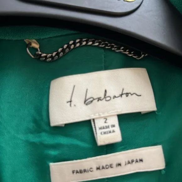 Green Babaton blazer - Picture 2 of 3